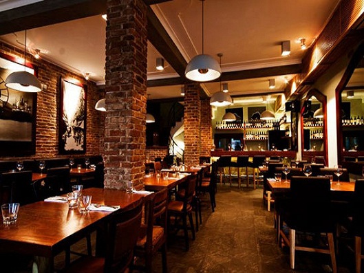 Design  characterized Argentine of El Gaucho Steakhouse