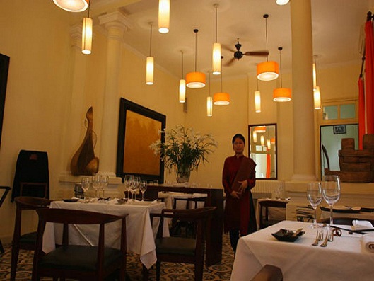 La Verticale Restaurant located in a very beautiful French villa