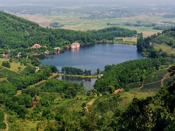 Panoramic lake Tien Sa, Ba Vi