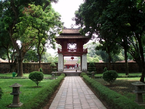 The Temple of Litterature - The first university in Vietnam