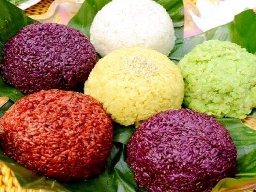  5-colour sticky rice