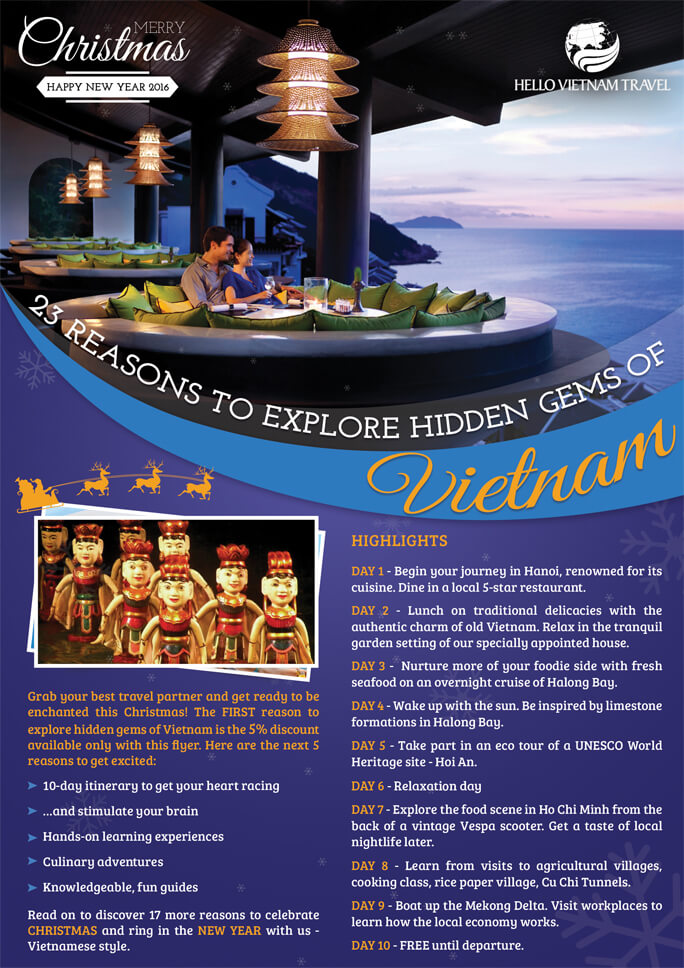 Vietnam Christmas and New Year Promotion Tours