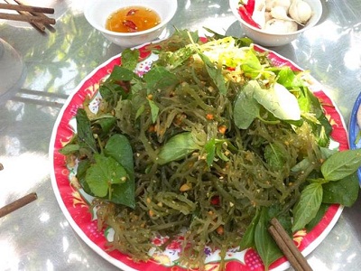 Seaweed Salad (Goi rong bien) - Ly Son Island