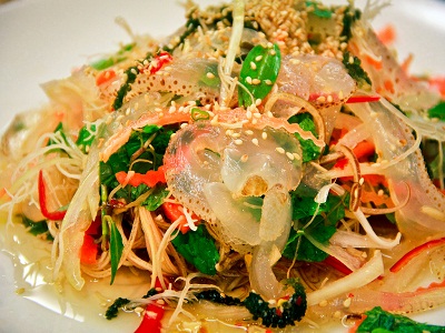 Jellyfish salad  (Goi sua) - Ly Son Island