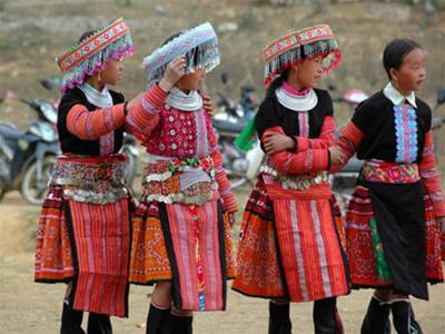 Traditional costumes of Hmong