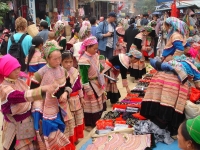 Day 4: (Tuesday) Sapa - Coc Ly market – Chay River (B/L)